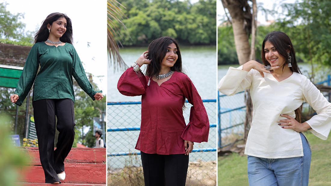 How to Style Short Kurtis With Jeans, Trousers & Skirts