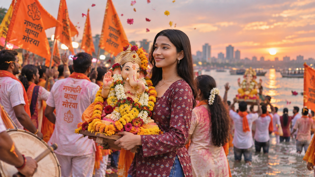 Ganesh Visarjan Outfit Ideas: What to Wear for a Festive Celebration